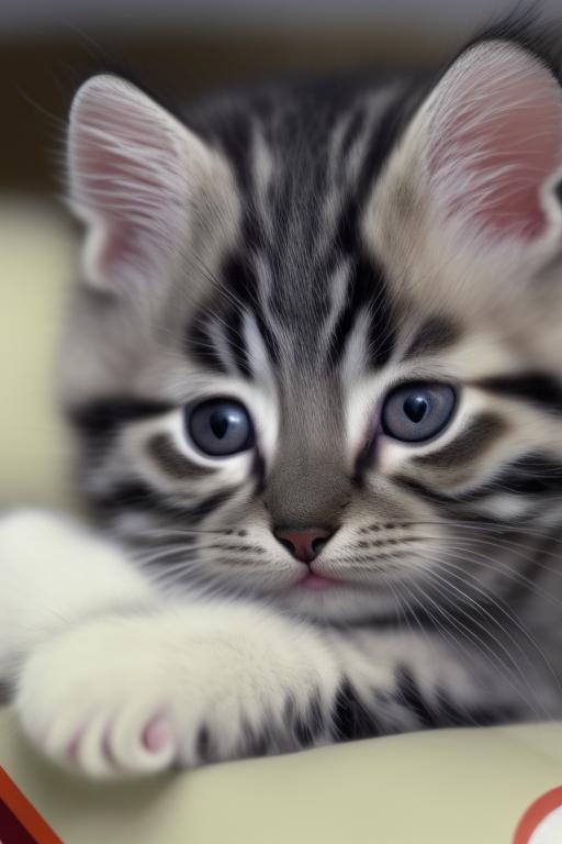 gattino tigrato rosso che dorme sul letto con altri gattini